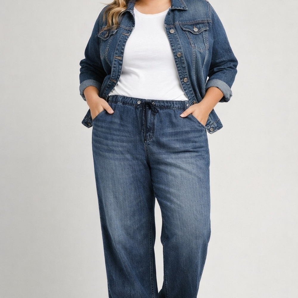 Judy Blue Mid Wash Blue Boyfriend Jeans